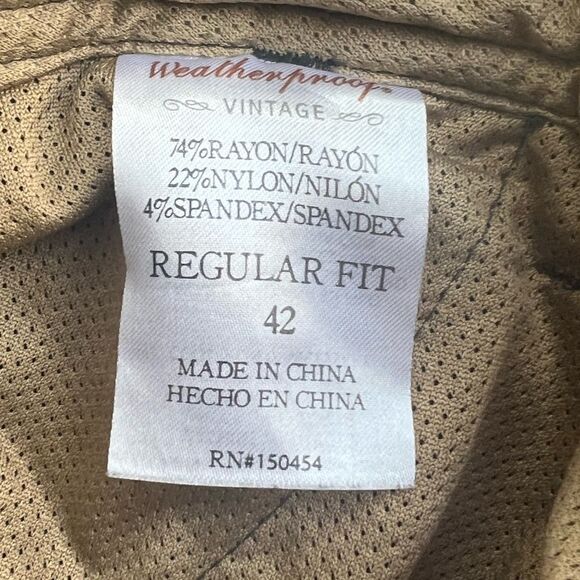 Weatherproof Vintage Gray Men's Cargo Shorts size 42 - Picture 10 of 11